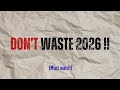 Watch This Before 2026 Begins | New Year Motivation🔥| Don’t Repeat Last Year #motivation #newyear