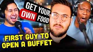 Ryan George The First Guy To Ever Open A Buffet Reaction