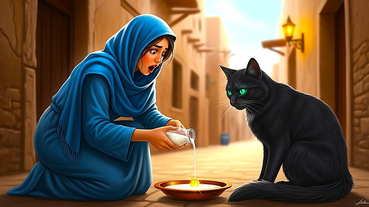 سر القطة السوداء وحليمة اليتيمة... قصة البركة والطمع التي أبكت القرية | وقائع الأَمَل