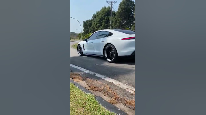 Porsche taycan no lautch muito legal o som que faz
