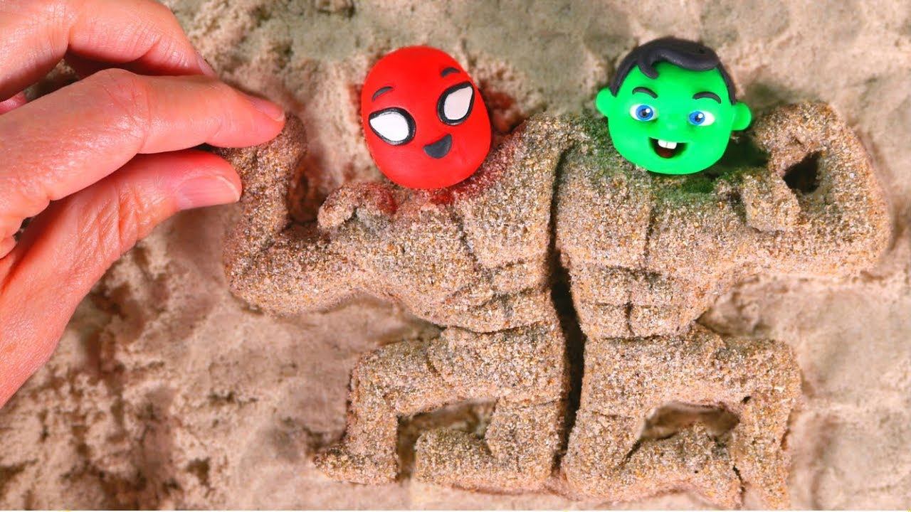 kids anka SUPERHERO BABIES BECOME VERY MUSCULAR ❤ Superhero Babies Play Doh Cartoons For Kids