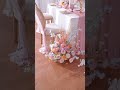 9130 Colorful Pompom Wedding Horn Arch Floral Row Flower ball Aisle Decor Supplies#wedding #flowers