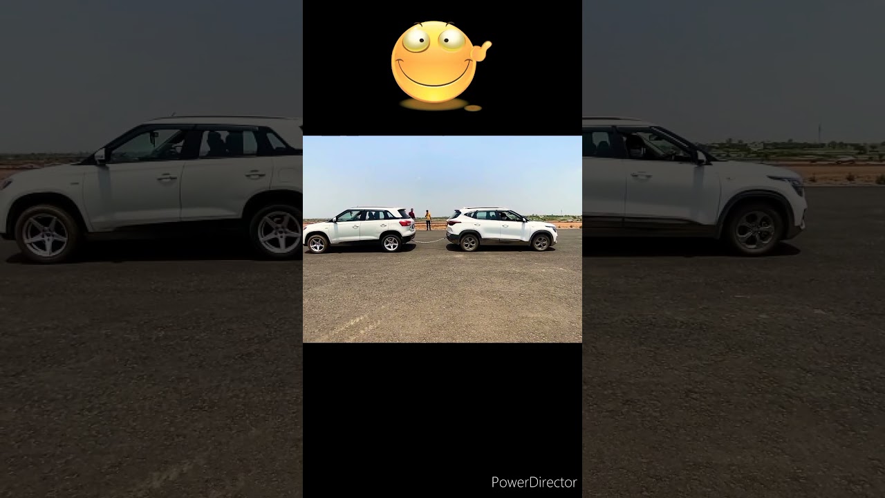 Brezza vs Seltos || (Tug Of War) || Who will win ? 🤔🤔 