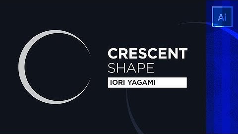 How to Create a Crescent Shape in Illustrator!!! [EASY]/Iori Yagami crescent tutorial