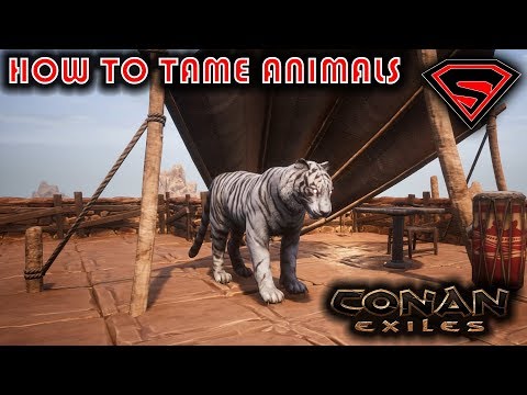 CONAN EXILES HOW TO TAME ANIMALS - HOW TO TAME PETS