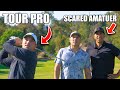 We Challenged A Tour Pro! // 2v1