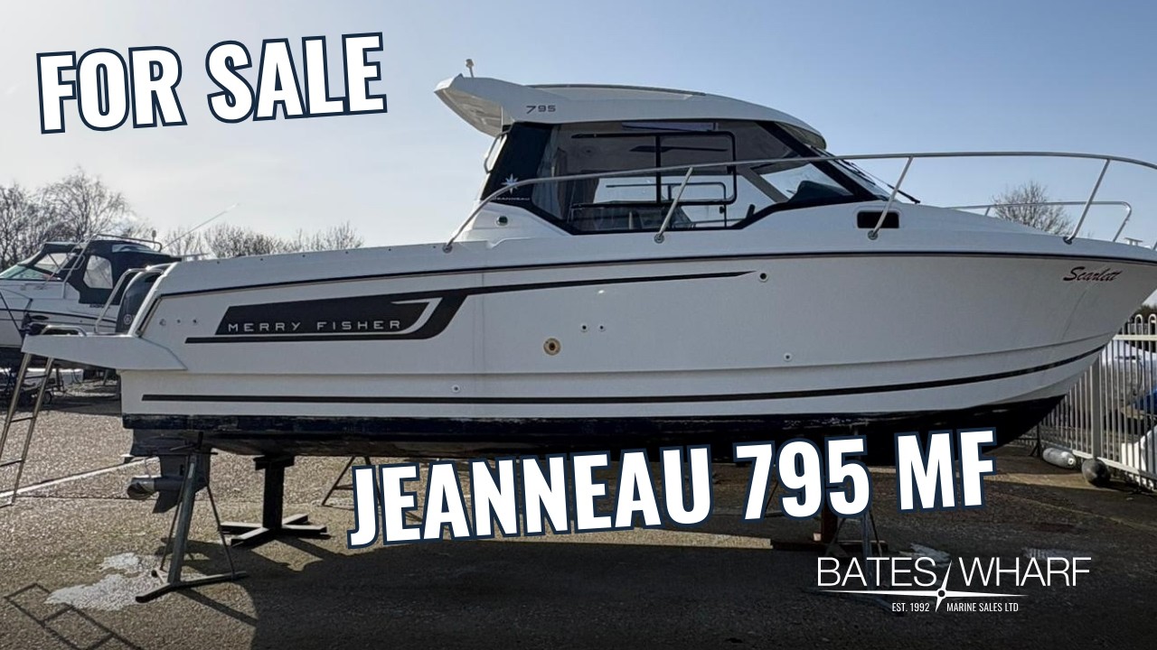 ⁣Inside & Out: Jeanneau 795 Merry Fisher Walkthrough [Boat For Sale]