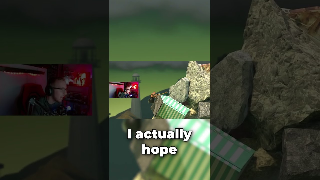 Saucy's thoughts on Bennett Foddy. (getting over it) #shorts