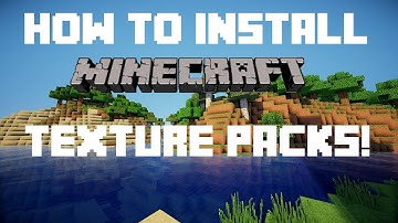 How to Install Minecraft Texture Packs! 1.8 (Simple Tutorial)