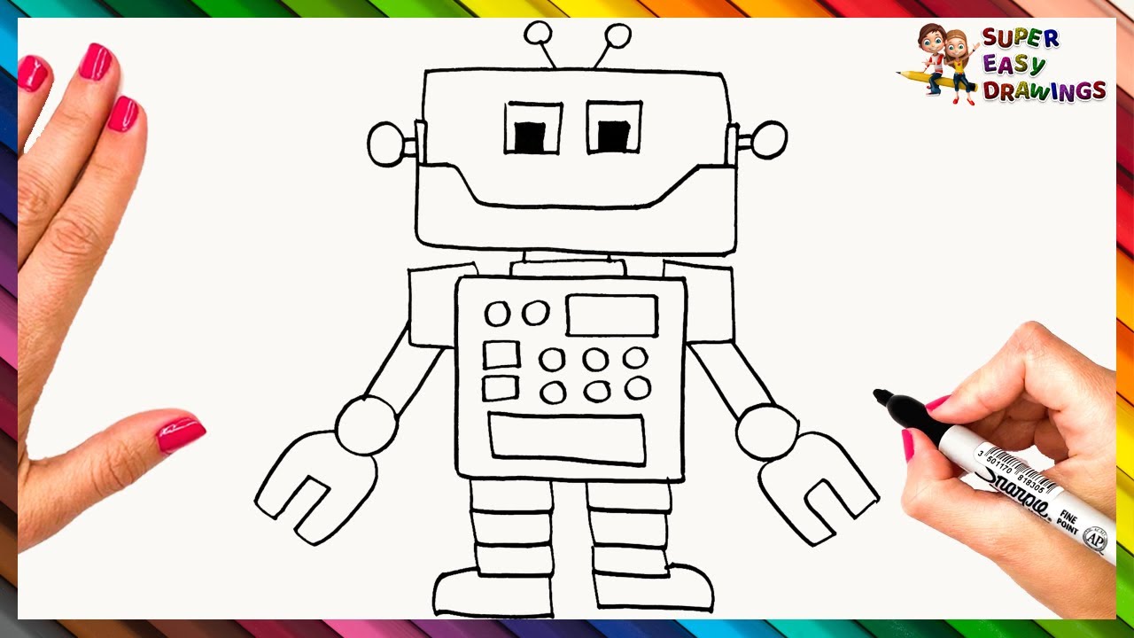Easy Tutorial  Only 8 Steps to Draw a Robot！ – Makeblock