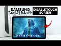 How to Disable Touch Screen on Samsung Tab A9 / A9 Plus - Touch Lock