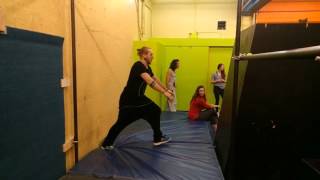 TRYING TO BE CREATIVE #1 wallflip down monkey !