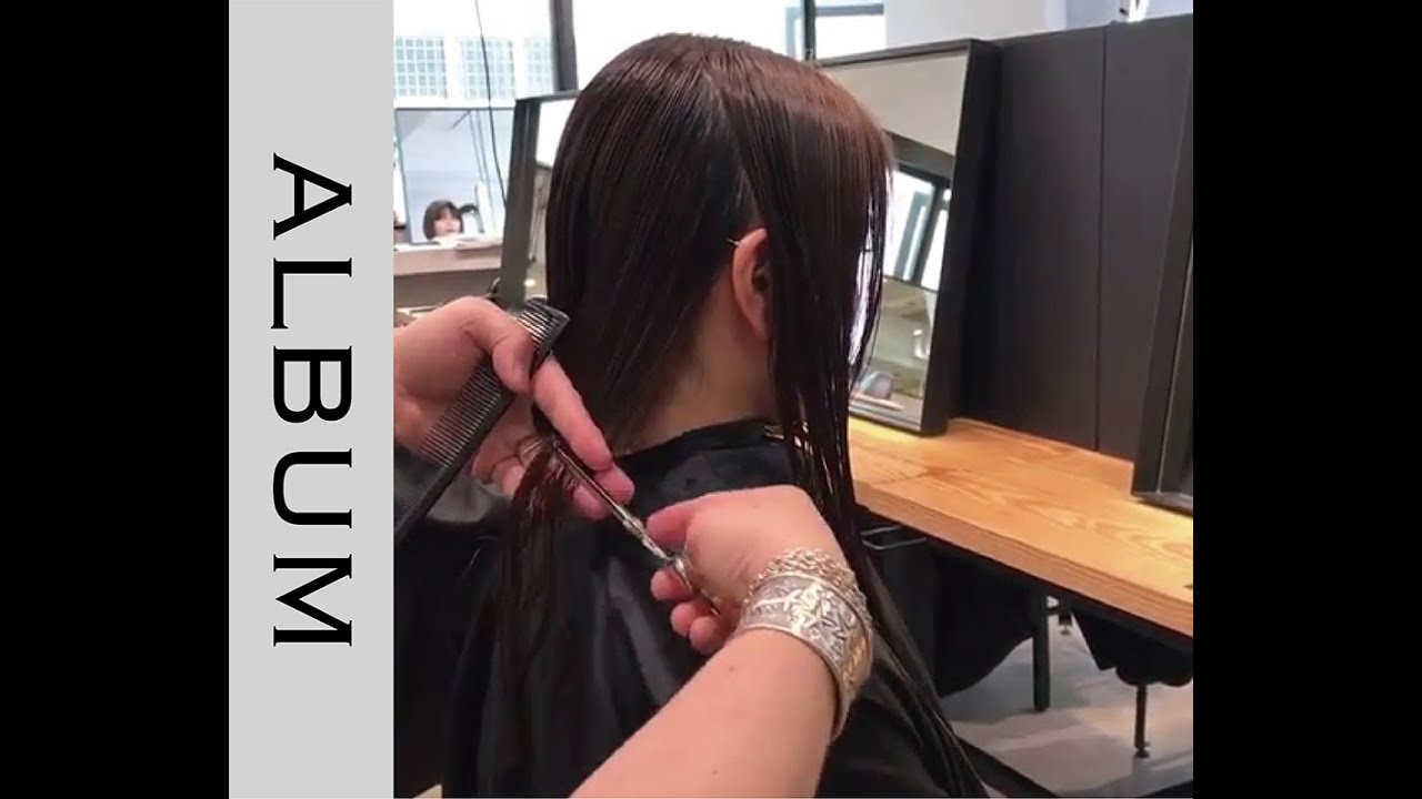 【バッサリカット】　ロングヘアからミニボブヘアに大変身！　大胆イメチェン＜ヘアカット＞〖ALBUM〗 ヘアセット 結婚式