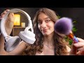 Asmr  doing your makeup with a noise canceling headset
