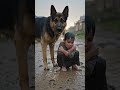 Brave German Shepherd Saves a Life — You Won’t Believe What Happened #dogs #rescue #animals #shorts
