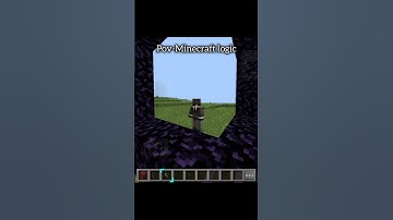 Minecraft logic #minecraft #mcpe #shorts