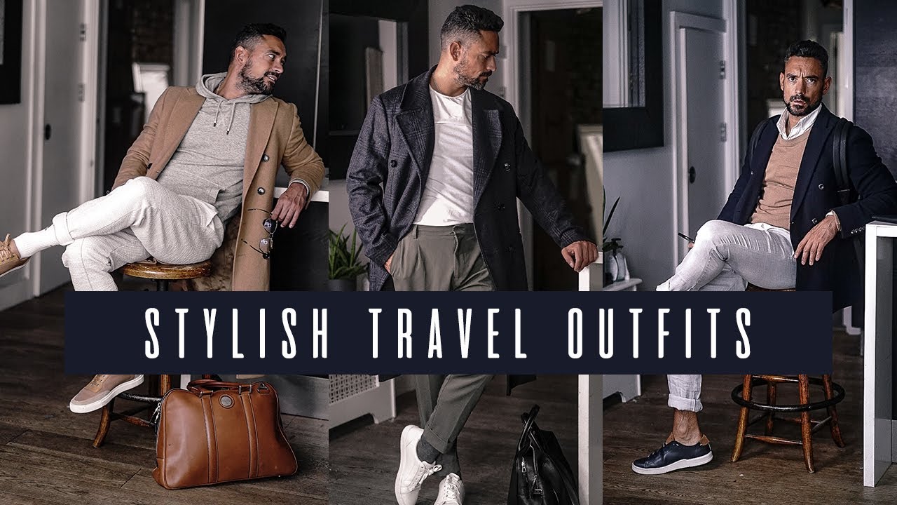 3 Comfortable + Stylish Travel Outfits | Men's Style & Fashion - YouTube