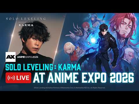 Solo Leveling: KARMA, Anime Expo 2026 Stage Highlights Video🎥