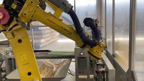 Automatic tool change robot FANUC R2000 iC sample