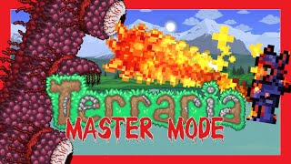Terraria master mode is easy || wall of ...