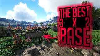 The Best 3x2 PvP Base Design In ARK: Survival Evolved