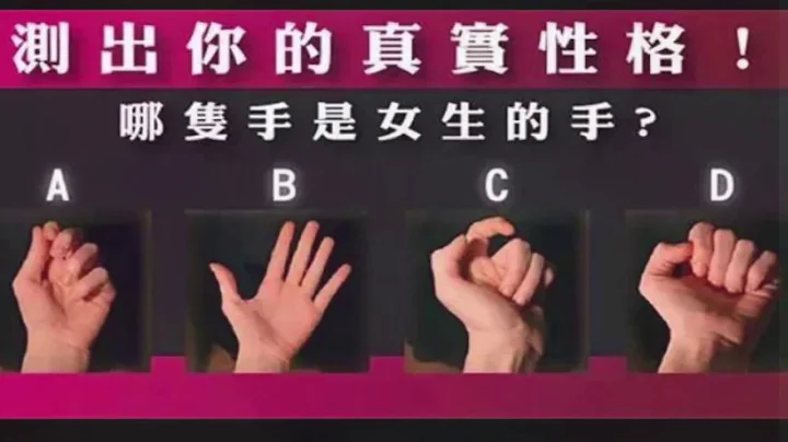 【心理測驗】測出你的真實性格（很准哦） - 天天要聞