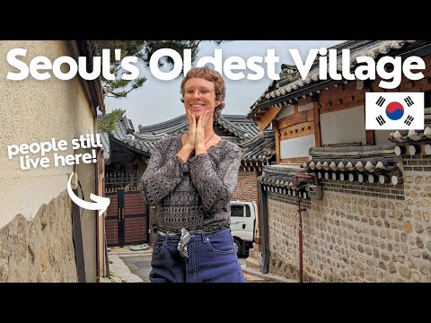 I'd live in this historic village if I could... [Bukchon Hanok Village, Seoul Tour]