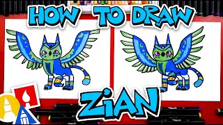 How To Draw Zian From LEGO DREAMZzz Series