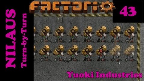 Lets Play Factorio S4E43 - Uranium Power themed Train