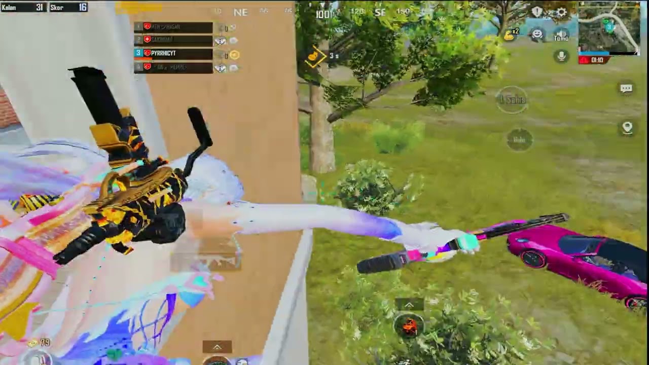 RAKİPLERİN AKILLARIYLA OYNADIM ZORLU MAÇ PUBG MOBİLE GAMEPLAY