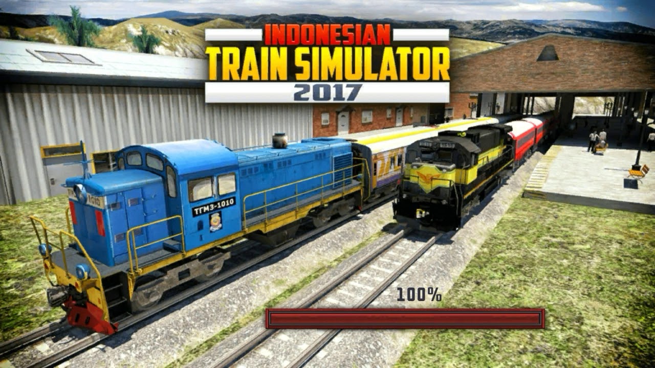 simulator kereta api indonesia level 12 train game simulator YouTube