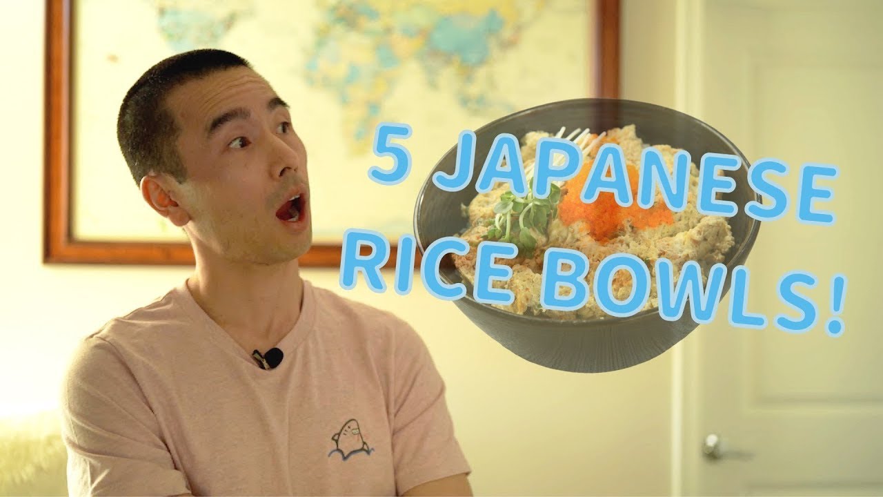 japanese rice bowls | 5 ways to enjoy plant based japanese donburi | all day i eat like a shark