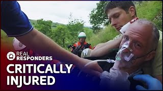 Climber Critically Injured On Yorkshire's Biggest Landmark | Helicopter ER | Real Responders