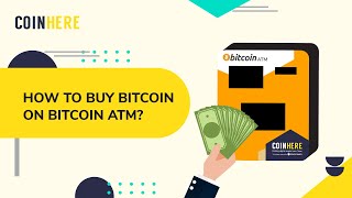How to buy sell  bitcoins using ATM شراء البتكوين من ماكينة العملات الرقمية بدون فيزا او حساب بنكي