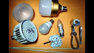 اسهل طريقة لاصلاح  مصابيح الليد بكافة انواعها   How to Repair/Fix LED Bulb