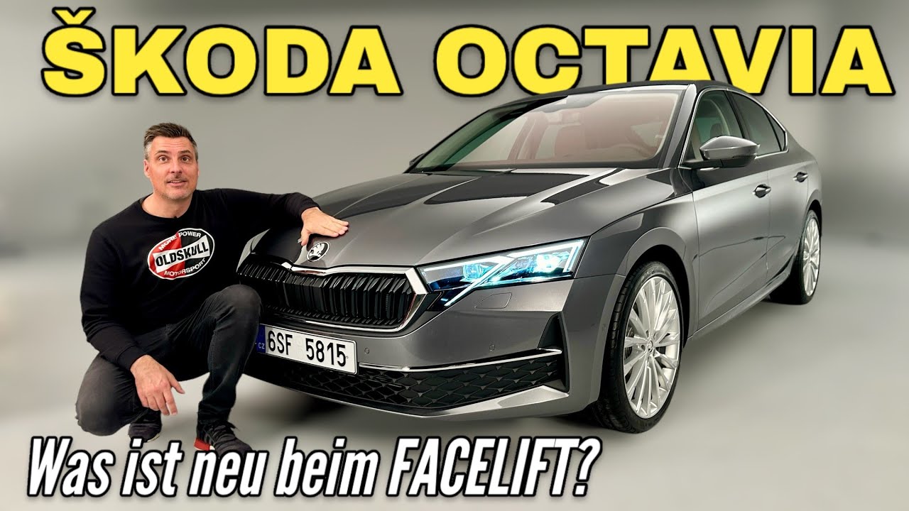 Neuer SKODA OCTAVIA Facelift (2024) – visuelle REVIEW (schöner Kombi) Combi SELECTION