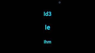 Id3 | Ie | Ihm | the fast enter #shorts