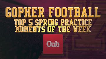 Top 5 Moments Of The Week #1: Gopher Football 2017