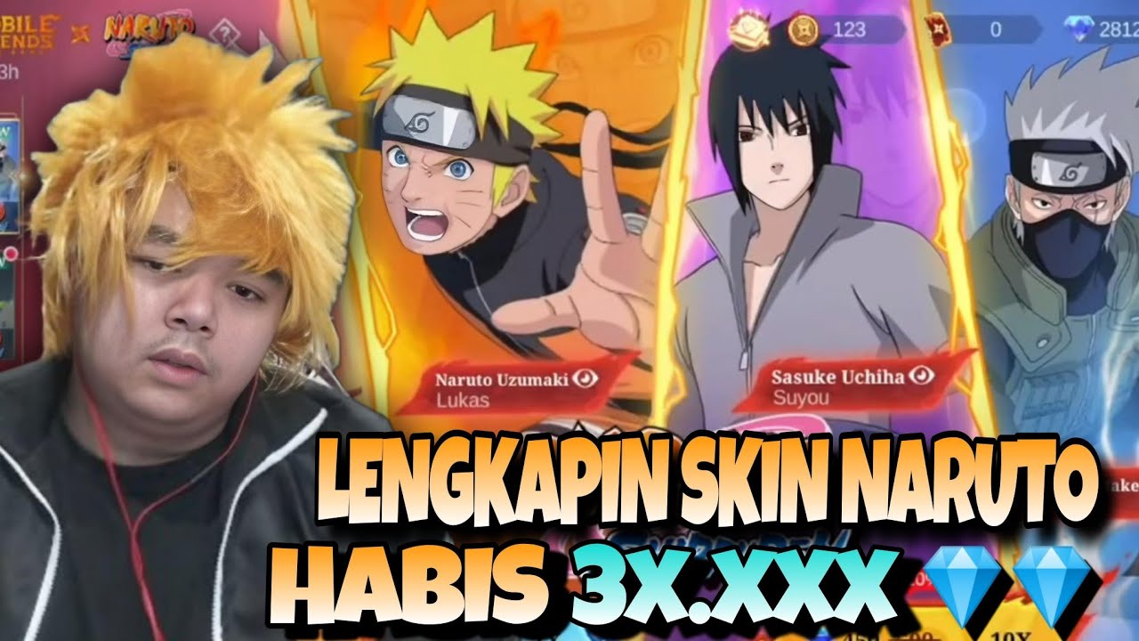 GACHA SKIN NARUTO !! SKIN TERBAIK COK !! WAJIB DAPETIN SEMUA !! HABIS 30.000 ++ DIAMOND :( #MLBB