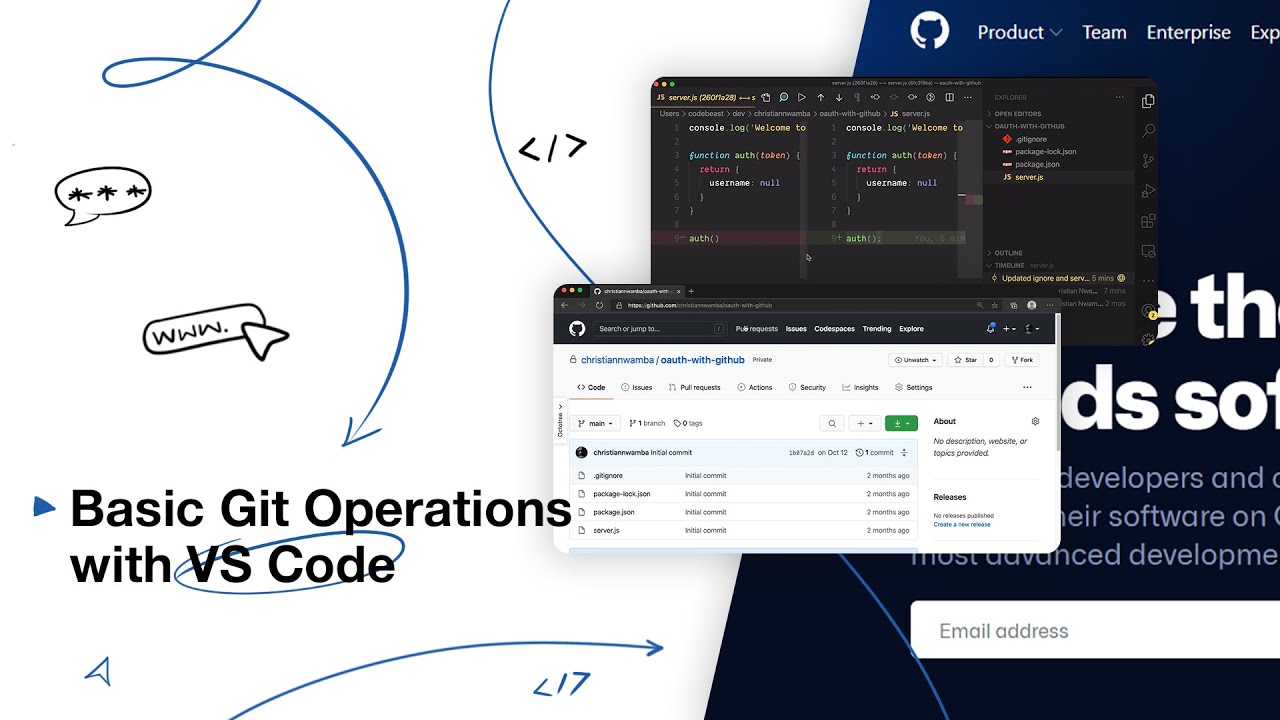 Basic Git Operations with VS Code YouTube