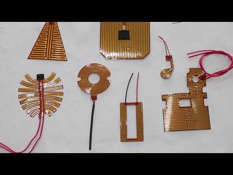 customized 5v 12v 24v 220v electric kapton film polyimide heater