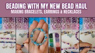 Big Jewellery Making Session with my new BeebeeCraft Bead Haul - What will I make?