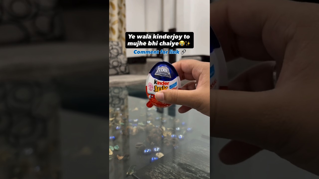 Gujrat Titans Kinder joy is here 😍❤️😘 #shorts#shortsfeed#viratkohli#rcbkinderjoy