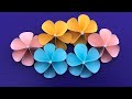 How to Paper Flowers | Very easy diy | วิธีทำดอกไม้กระดาษ ง่ายๆ | MeeDee DIY