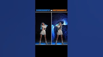 💙 CHOREOGRAFIE of WATEROGRAFIE 🧡 #shorts