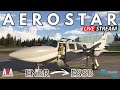 Livestream - A2A Simulations Aerostar - IFR ENBR to ESSA Microsoft Flight Simulator 2024