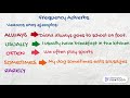 Frequency adverbs.