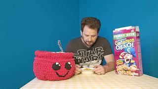 Cap'n Crunch's Cinnamon Crunch cereal taste test and review.