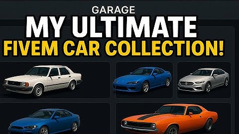 FiveM Advanced Garage Script