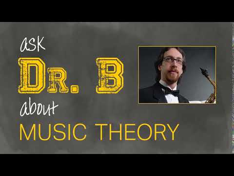 "Ask Dr. B About Music Theory" Jingle
